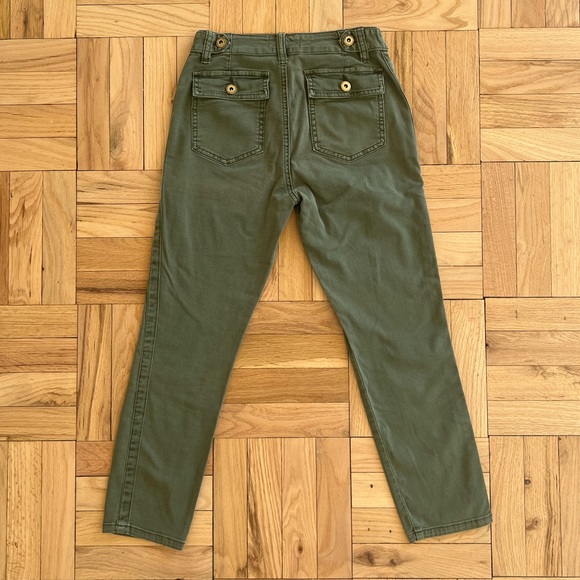 Pistola “Mara” green cropped pants. Size 25. - Picture 3 of 6